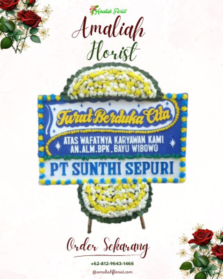 Papan Bunga Duka di Tawangsari